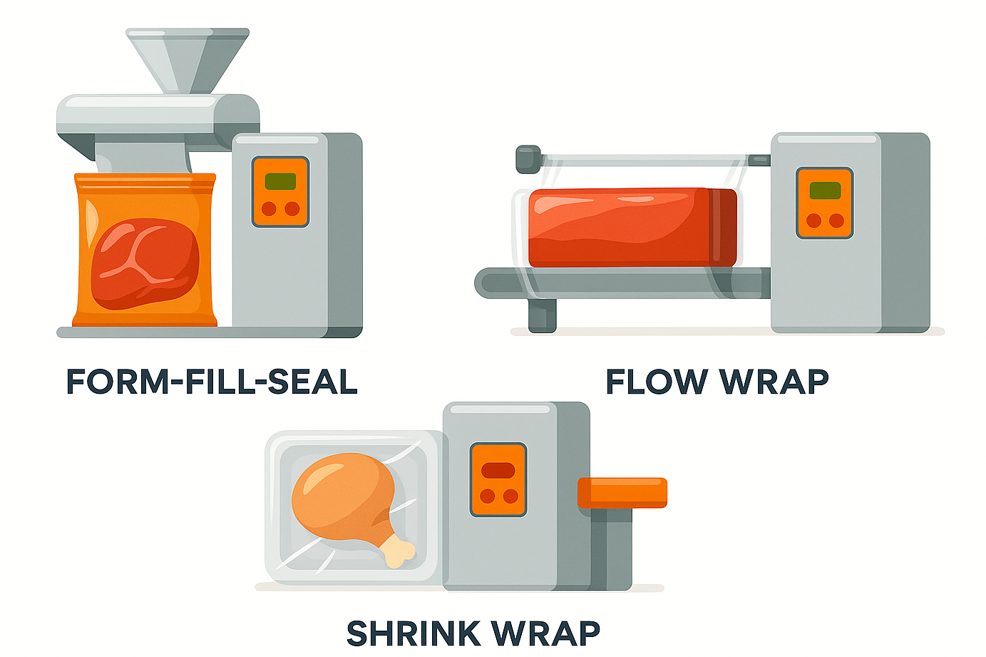 Meat & Poultry Packaged Examples